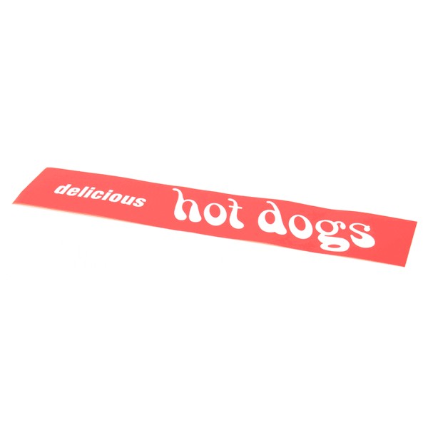 (image for) Star Mfg 2M-Y6512 SIGN HOT DOGS FRONT